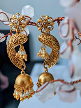 Load image into Gallery viewer, Drop Jhumka Earrings